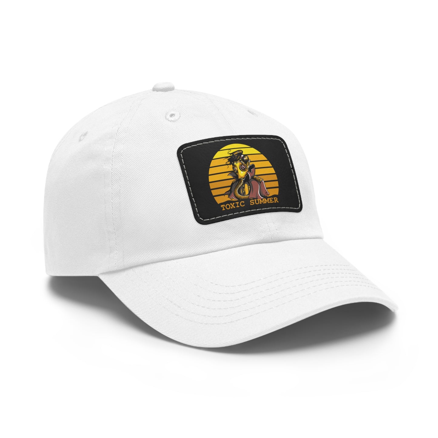 Toxic Summer Unisex Hat with Leather Patch - Cap for Summer Vibes