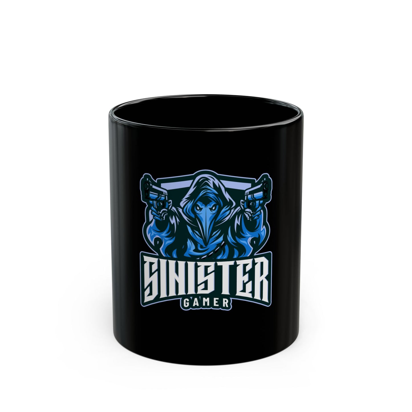 Sinister Gamer Black Mug – Perfect for Coffee & Gaming Enthusiasts