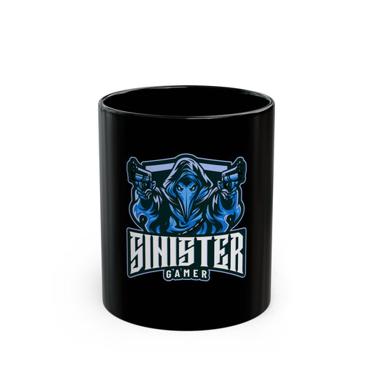 Sinister Gamer Black Mug – Perfect for Coffee & Gaming Enthusiasts