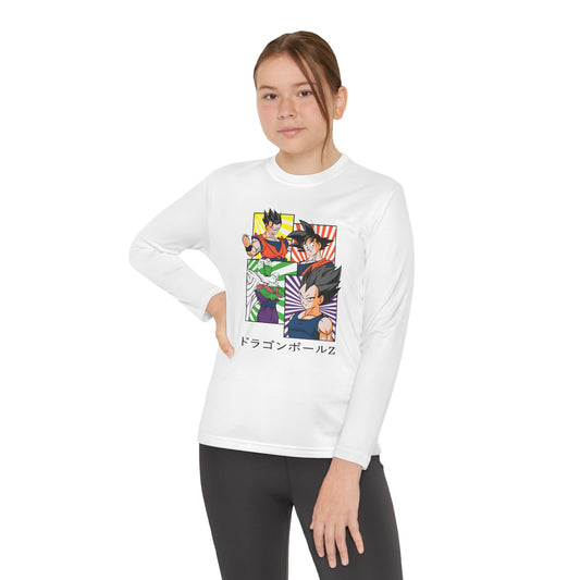 Youth Long Sleeve Anime Tee – Dragon Ball Z Shirt for Kids