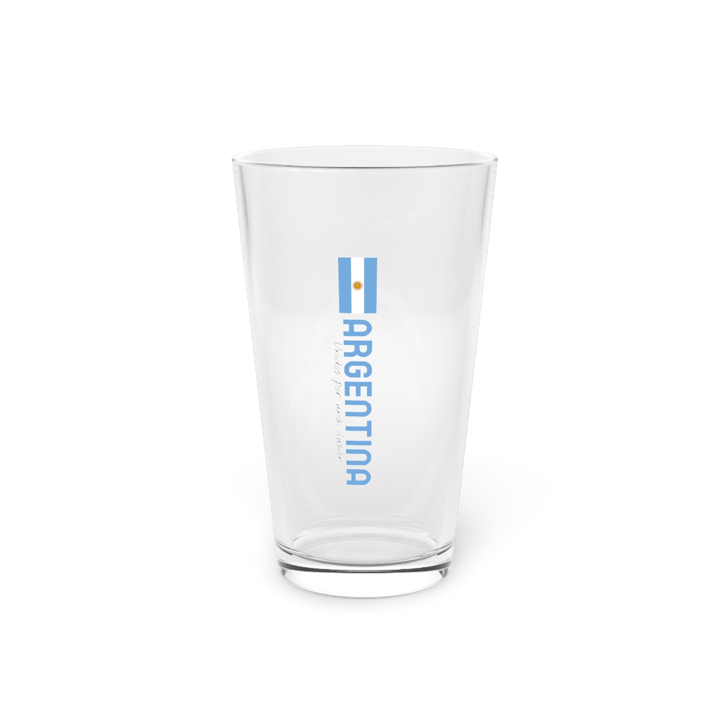 Argentina Flag 16oz Pint Glass - Celebrate Your Love for Country