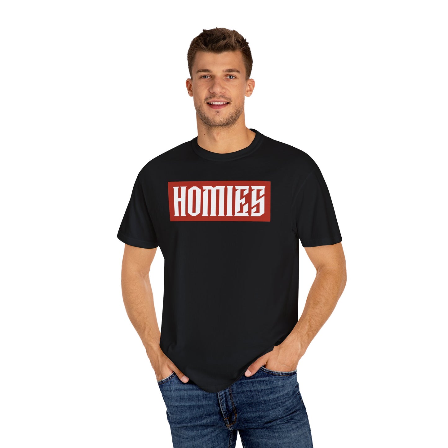 HOMIES Graphic T-Shirt Perfect for Your Crew and Good Vibes