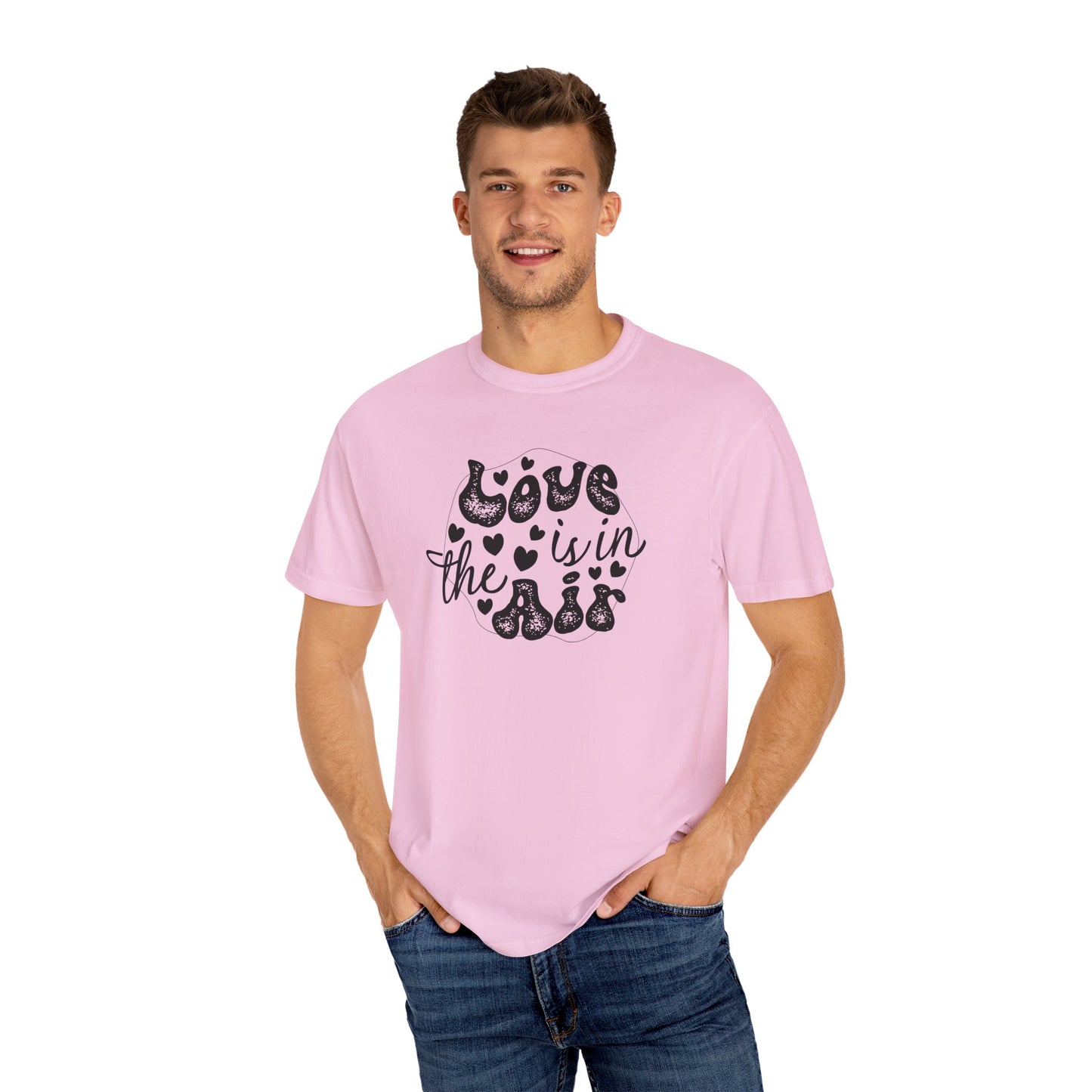 Women Graphic T-Shirt Love Is In The Air for Valentine's Day