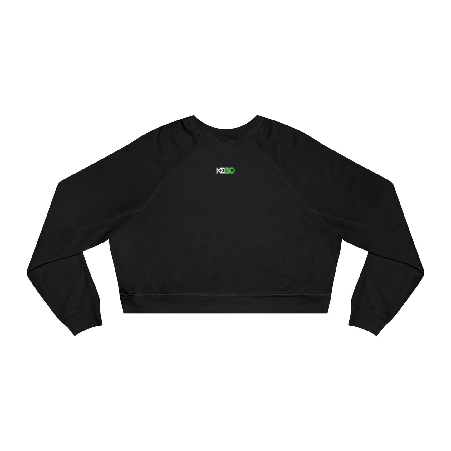 Women's Cropped Fleece Pullover Floral 'Mama' Graphic - Perfect Gift for Moms