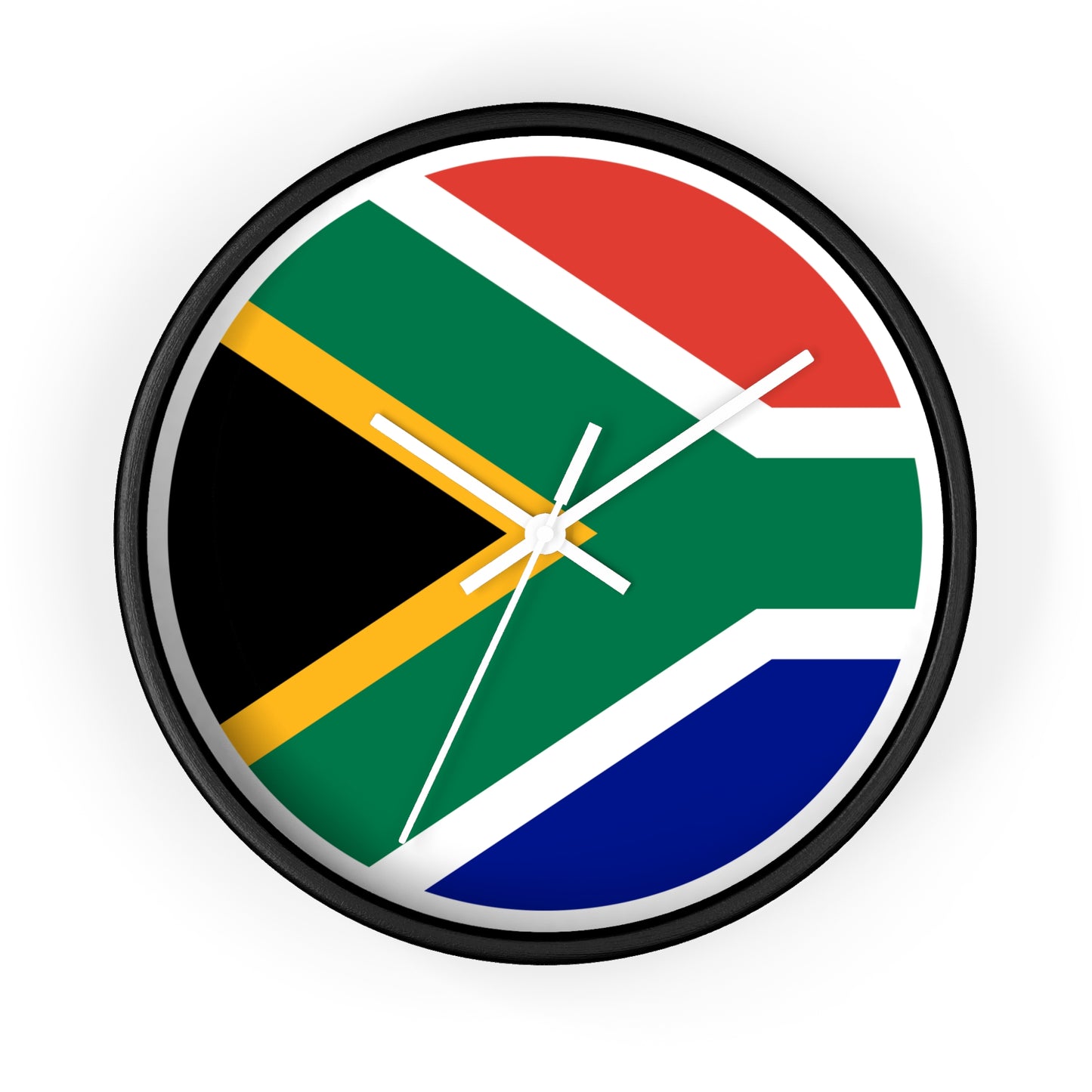 South African Flag Wall Clock - Bold Home Decor for Patriotism & Style