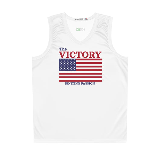 Victory Man`s Tank Top - Ignite Your Passion with USA Flag