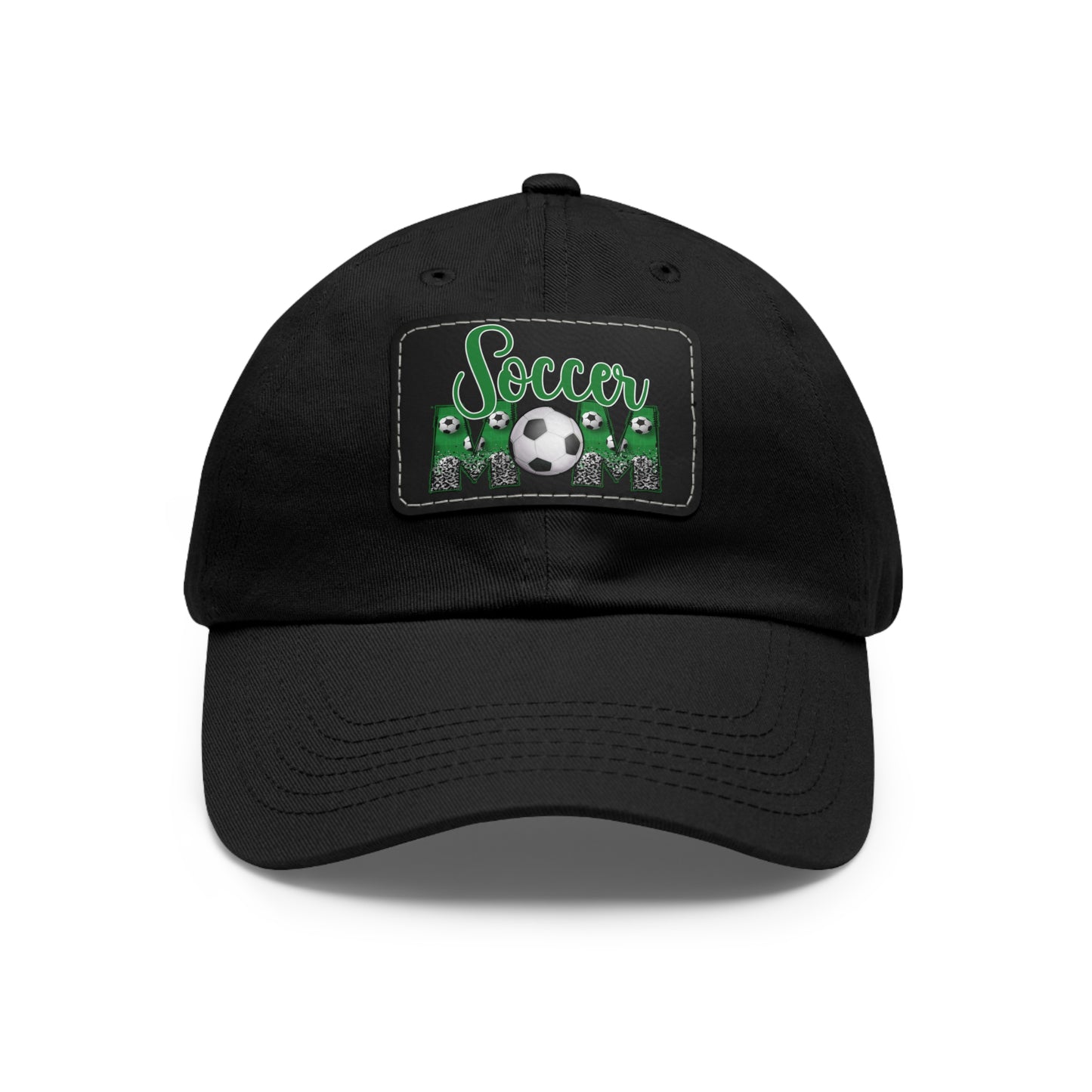 Soccer Hat with Leather Patch Perfect for Sports Fans