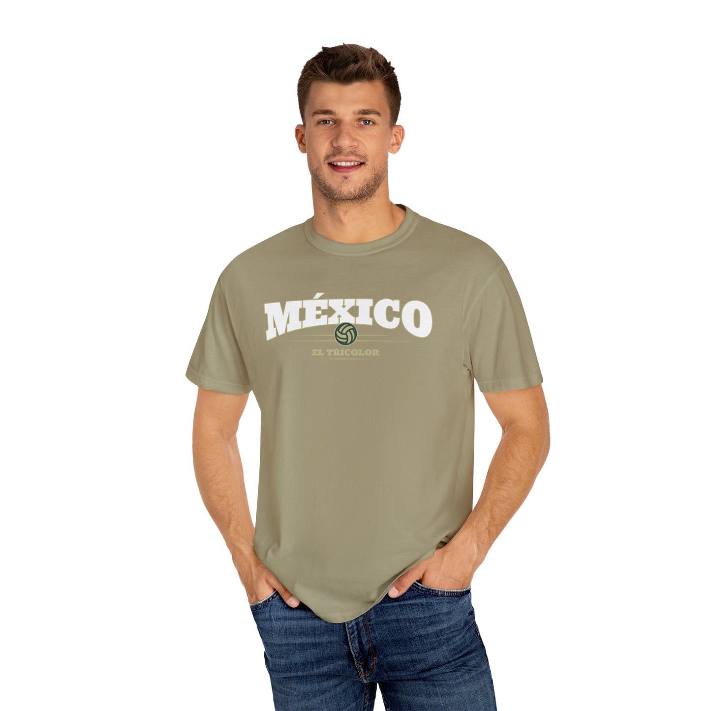 México El Tricolor Unisex T-Shirt Casual Summer Style