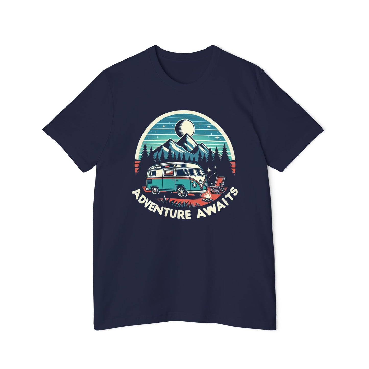 Adventure Awaits Women's T-Shirt – USA-Made Travel Tee for Explorers