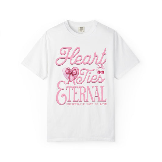 Women Love Vibes T-Shirt - 'Heart Ties Eternal' - Valentine's Day