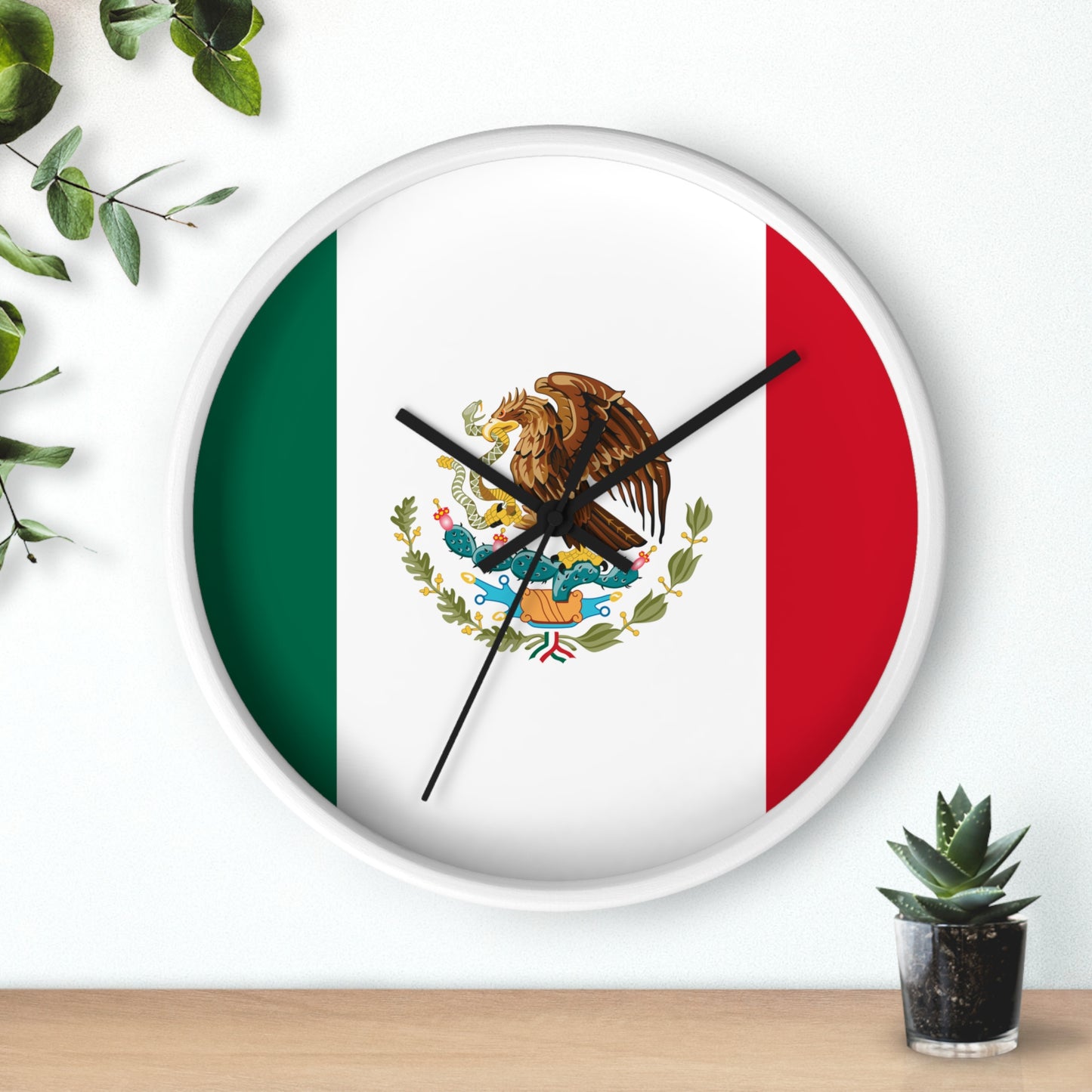 Mexican Flag Wall Clock - Celebrate Heritage and Time
