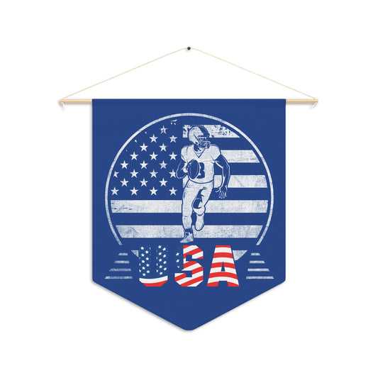 USA Football Pennant - Vintage Sports Wall Decor