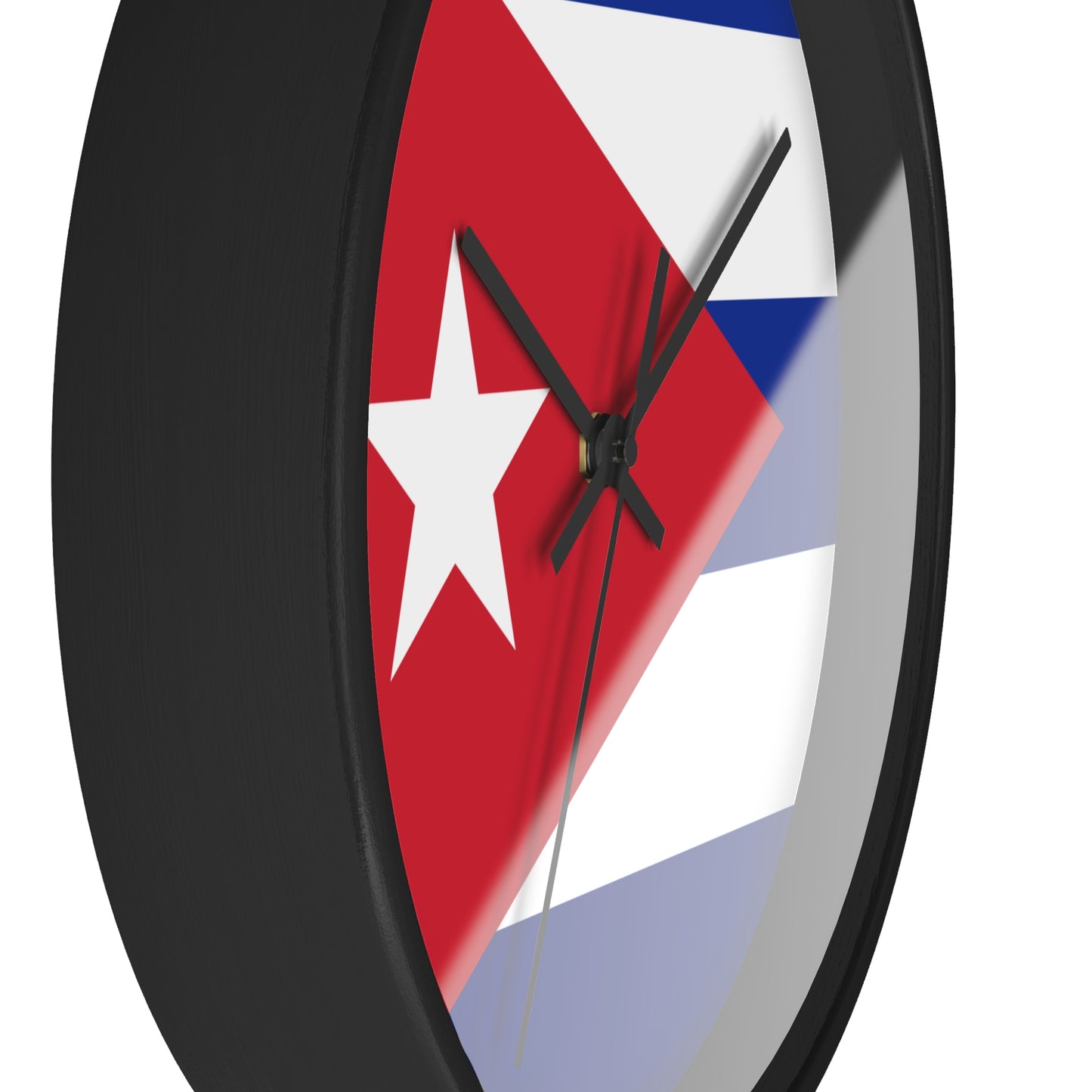 Cuban Flag Wall Clock – Vibrant Decor for Home & Office