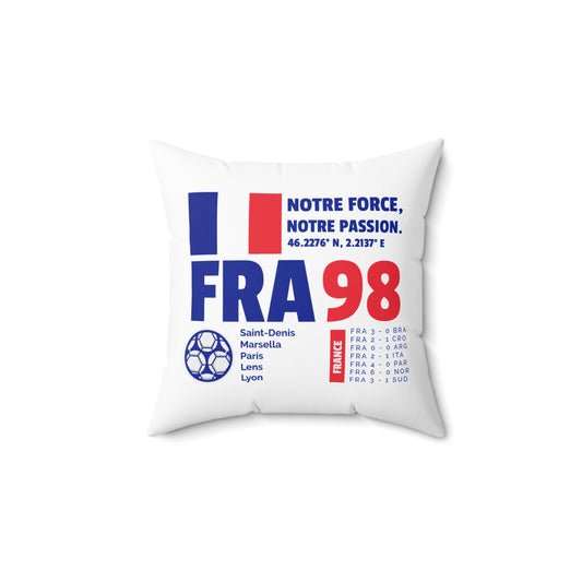 Fan Pillow France Soccer Always Victorious Design