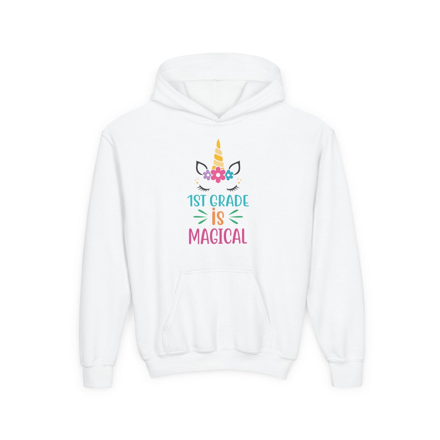 Magical Unicorn 1st Grade Youth Hoodie