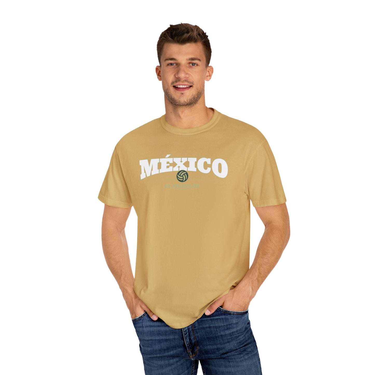 México El Tricolor Unisex T-Shirt Casual Summer Style
