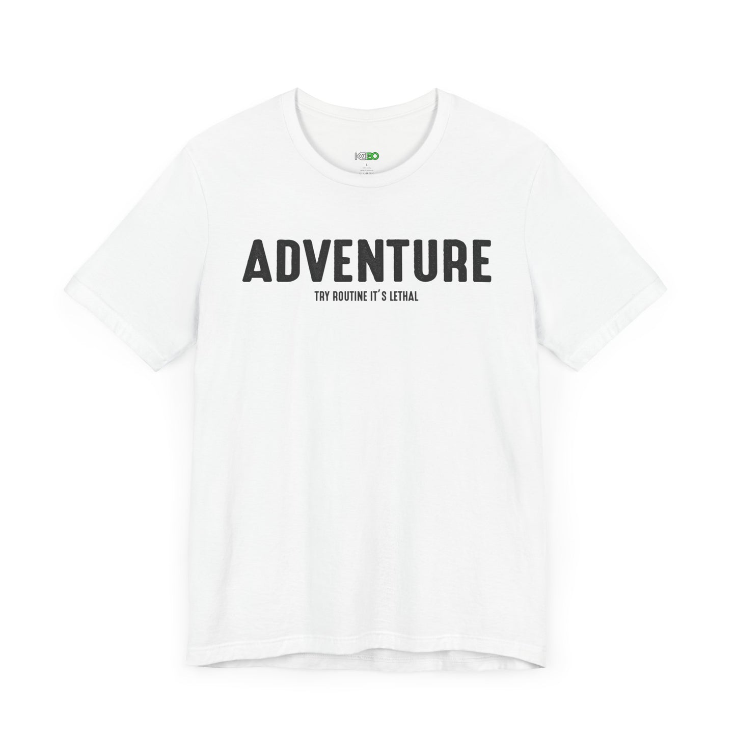 Adventure Men's Jersey Tee - Bold Quotes for Outdoor Explorers