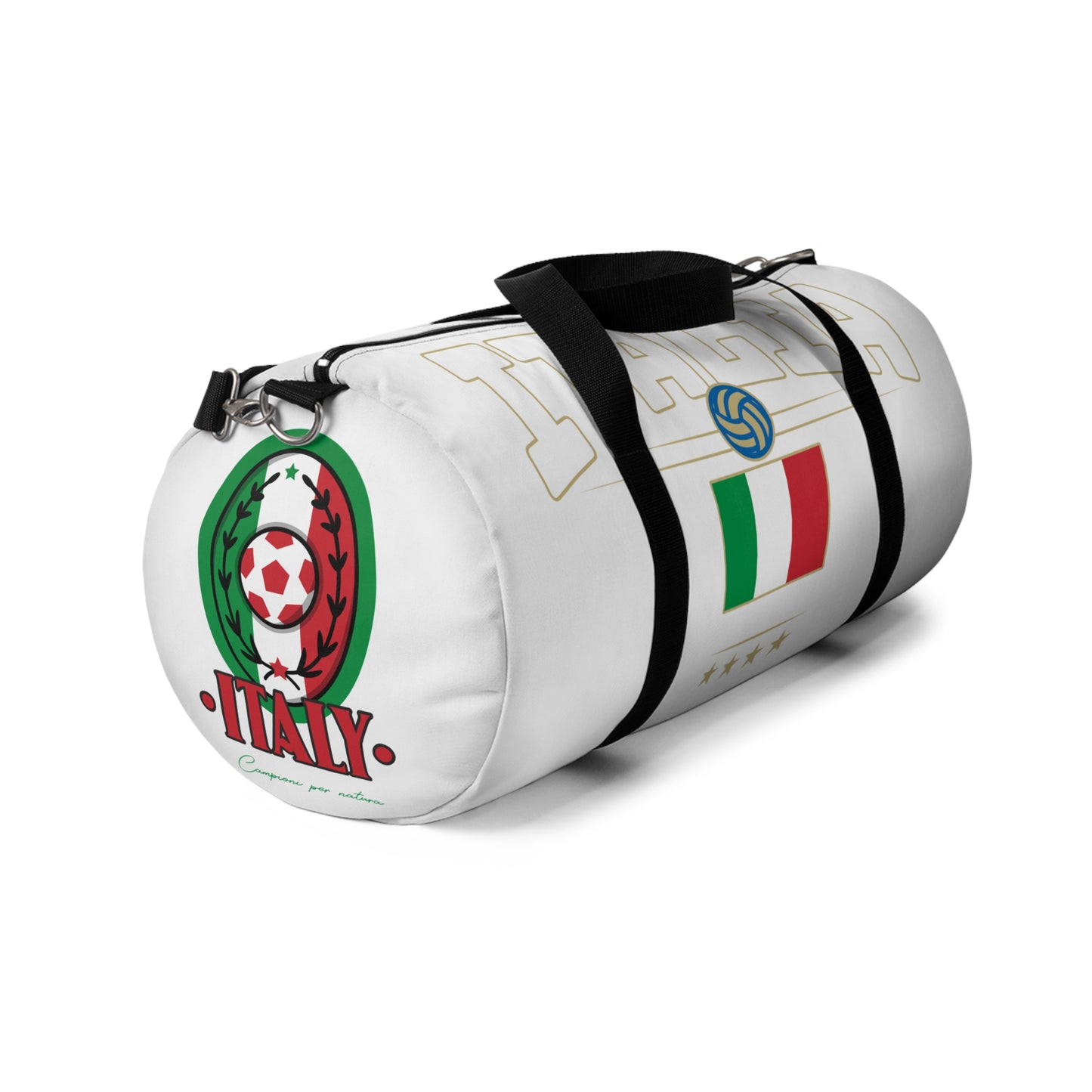 Italia Sports Duffel Bag Perfect for Gym Travel & Soccer Fans
