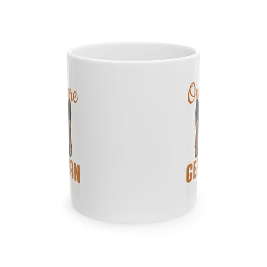 Personalized Dog Lover's German Shepherd Ceramic Mug Perfect for Pet Owners 11oz
