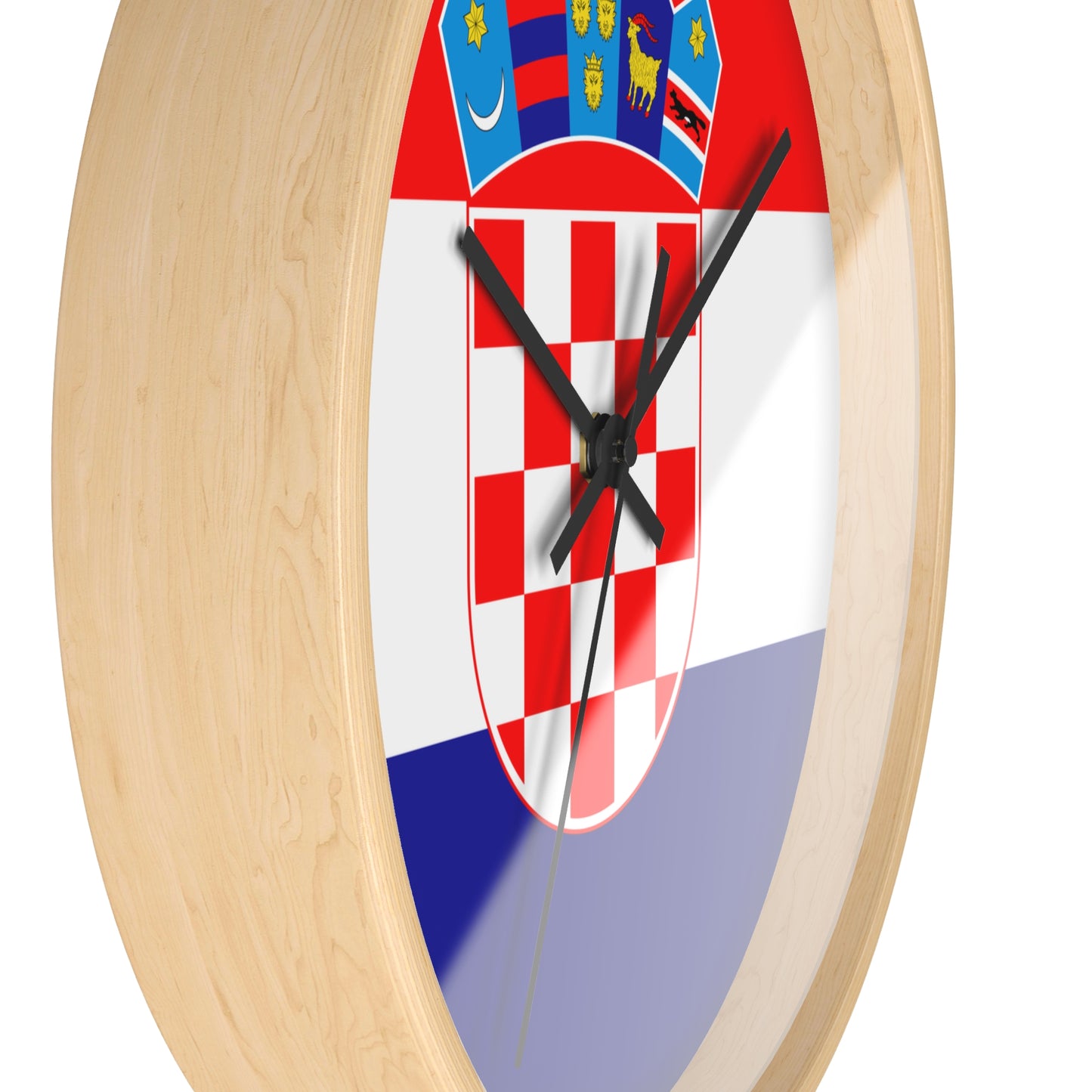 Croatian Flag Wall Clock - Elegant Home Decor for National Pride