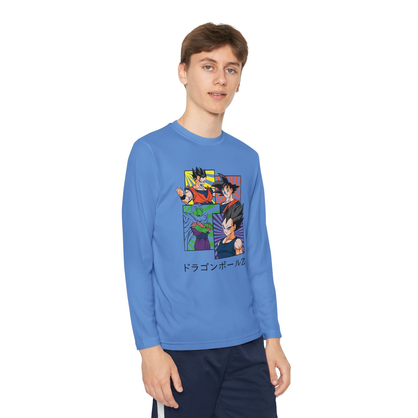 Youth Long Sleeve Anime Tee – Dragon Ball Z Shirt for Kids