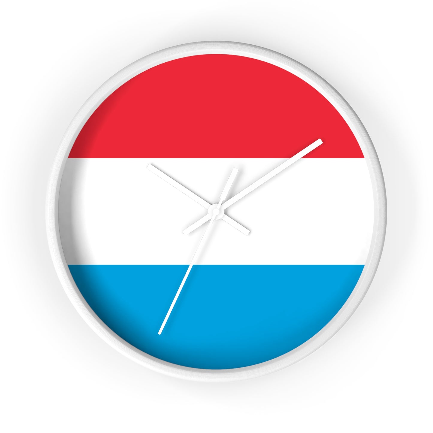 Luxembourg Flag Wall Clock - Modern Home Decor