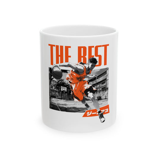 Basketball Lover Ceramic Mug - Perfect for Baskeball Fans
