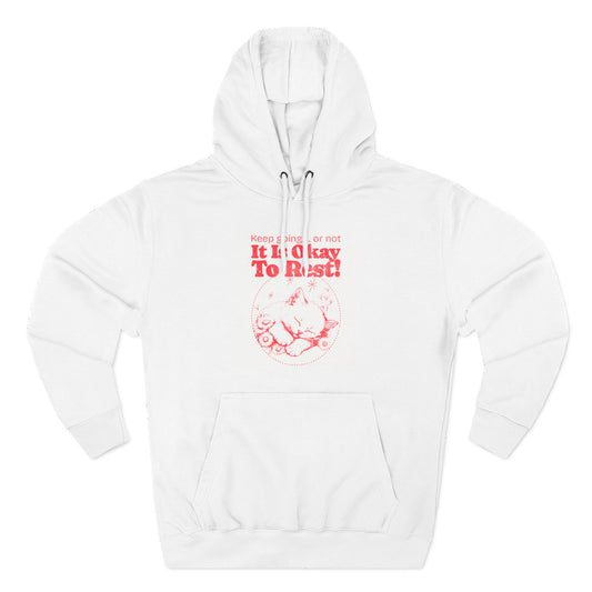 Keep Singing Fleece Women's Hoodie - It's Okay To Rest