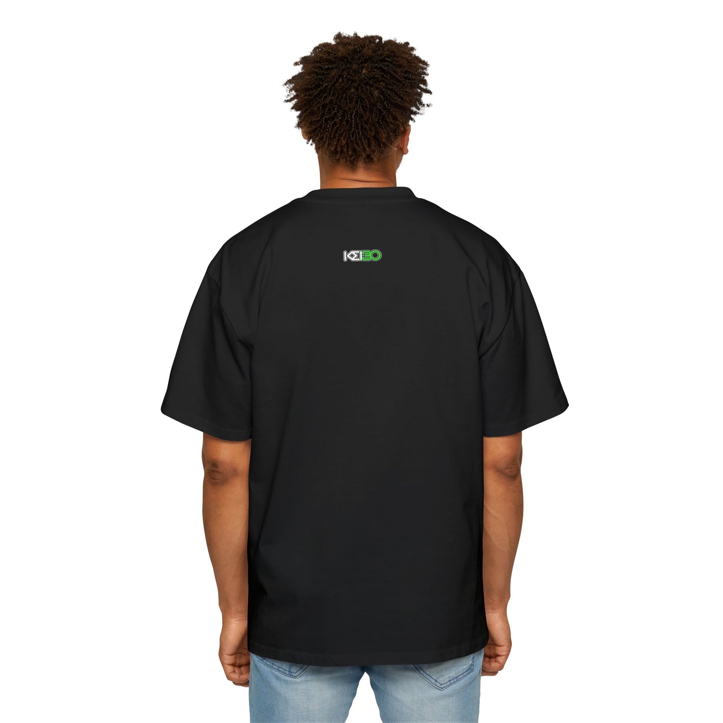 Men's Heavy Oversized T-shirt KEIBO - Fierce Gorilla Graphic