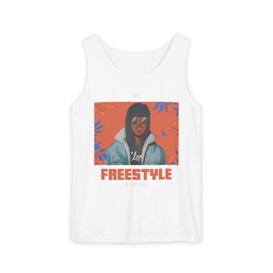 Men's Freestyle Graphic Tank Top Summer Vibes Casual Wear