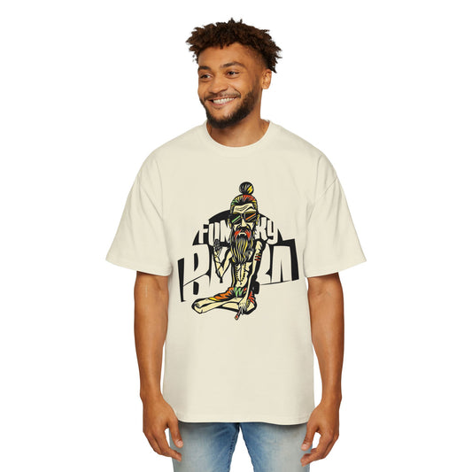 Men's Oversized Tee - Fun Graphic Tees for Casual Outings