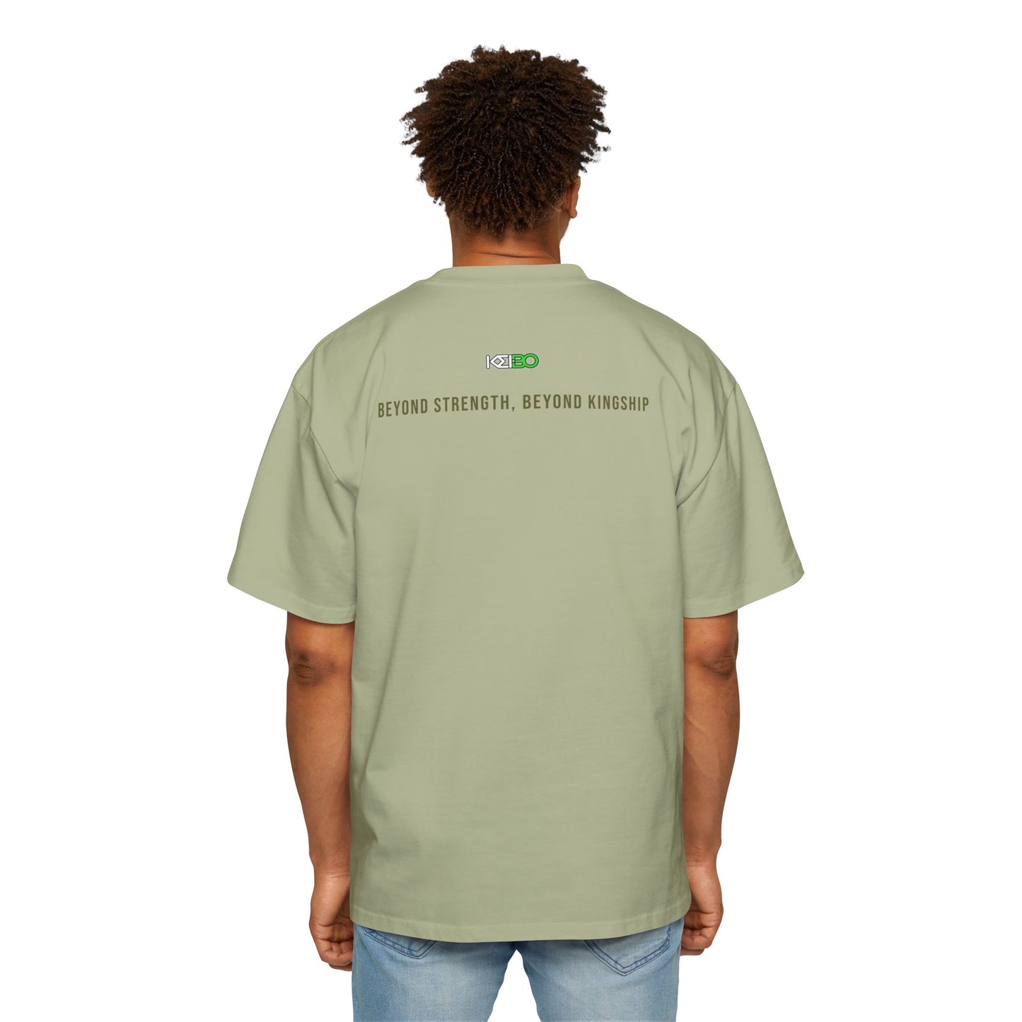 Embrace the King Men's Oversized Tee - Unleash the Beast