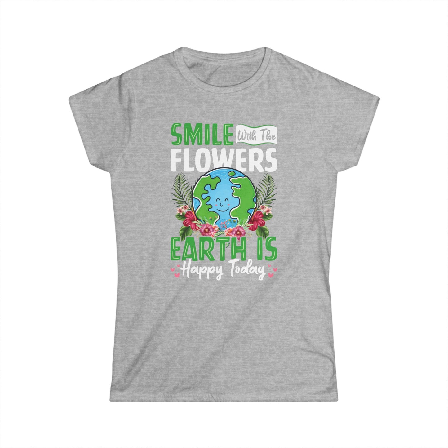 Women's T-Shirt Smile with the flowers