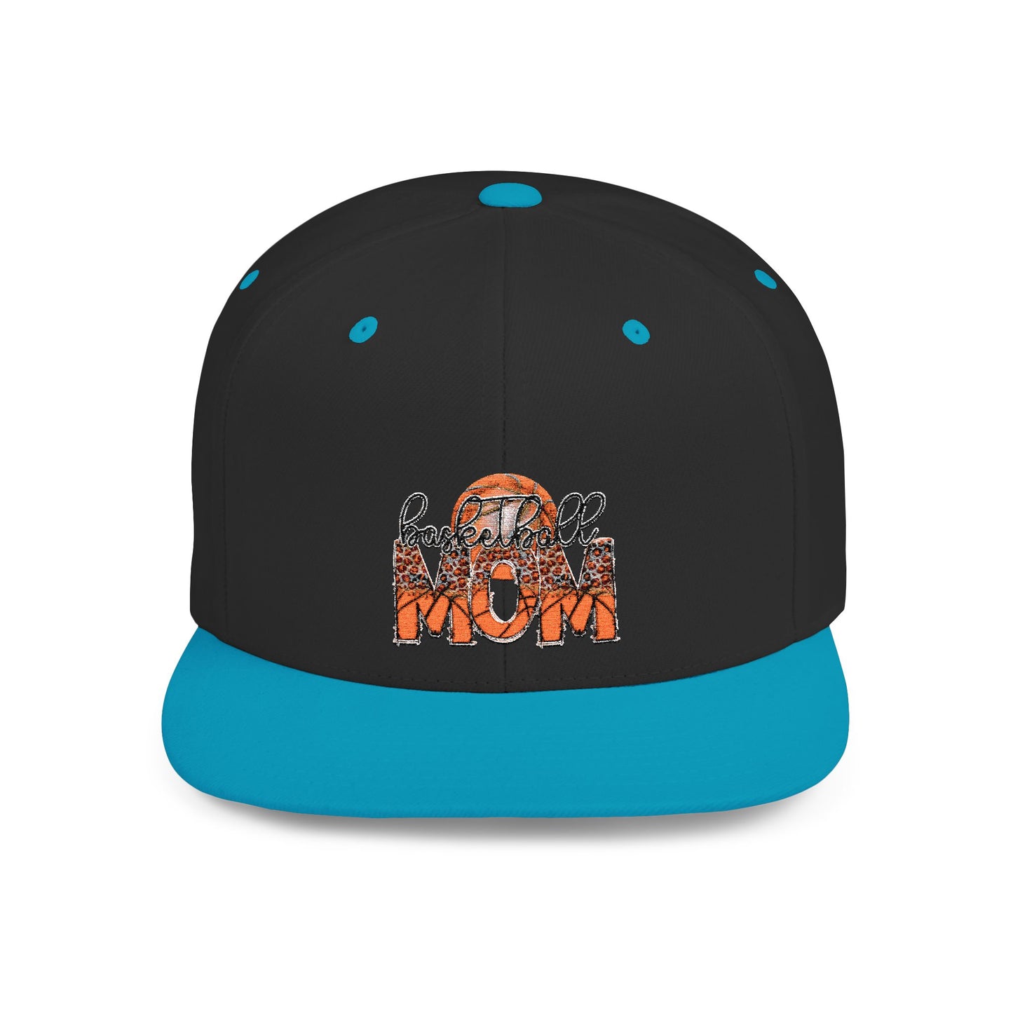 Women's Flat Snapback Cap Basketball  Mom – Ideal Gift for Sports Moms