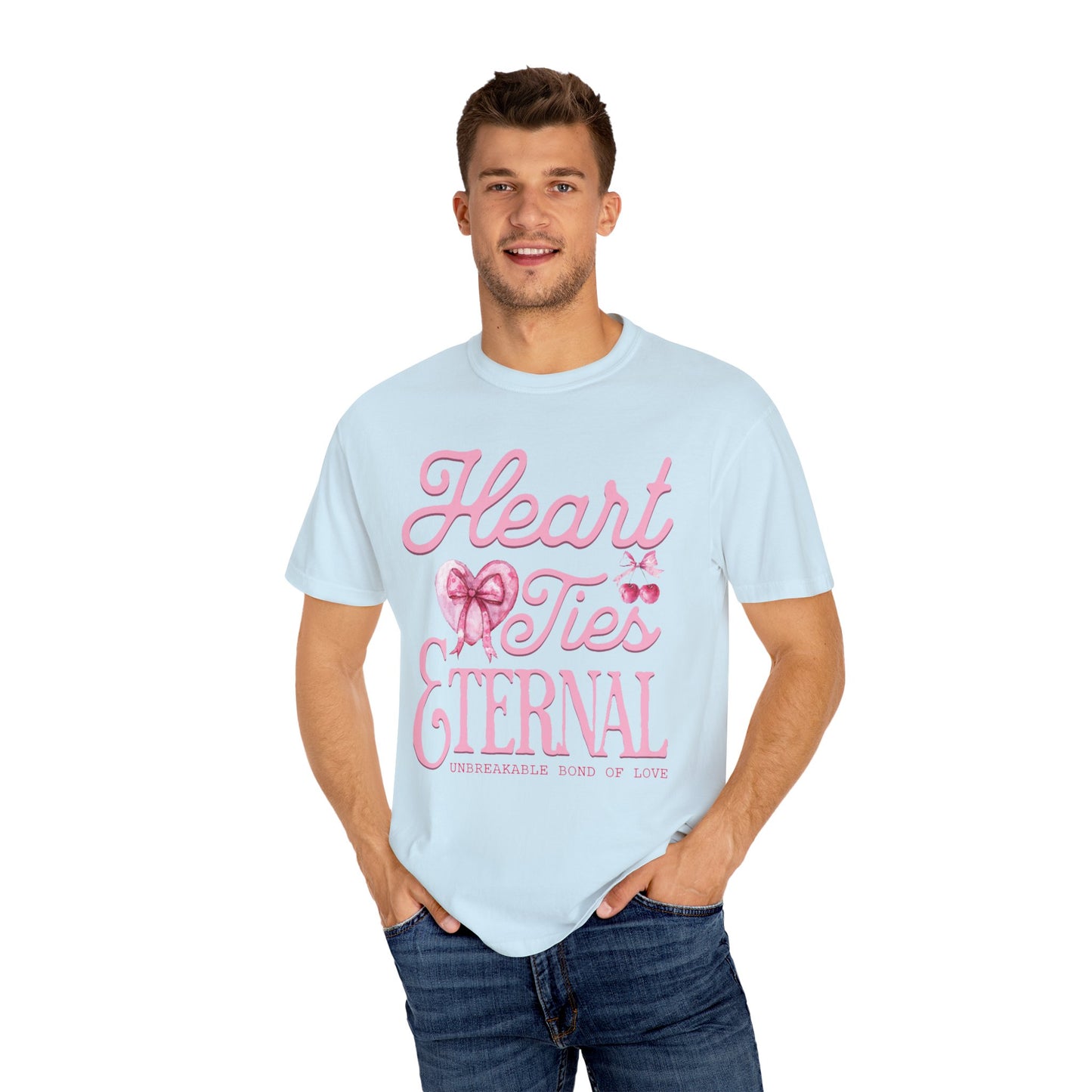 Women Love Vibes T-Shirt - 'Heart Ties Eternal' - Valentine's Day