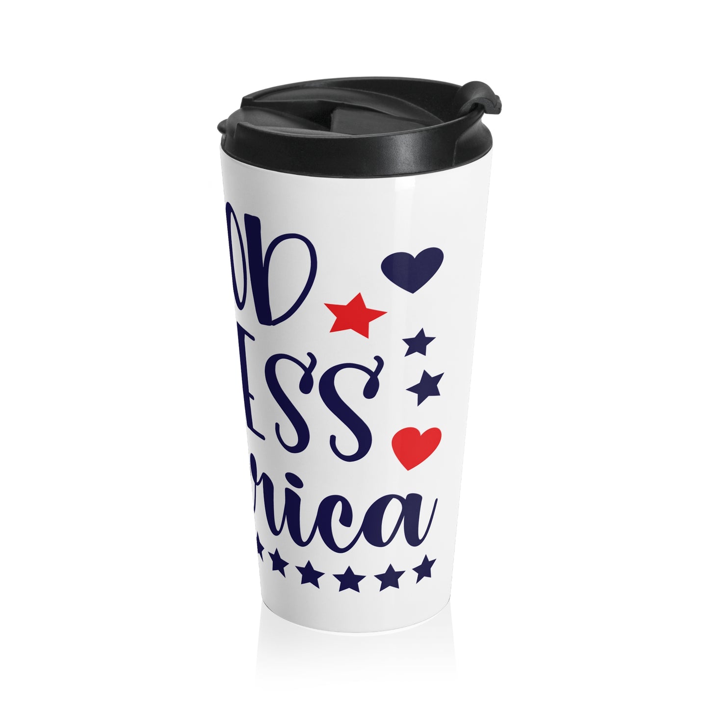 Patriotic Stainless Steel Travel Mug