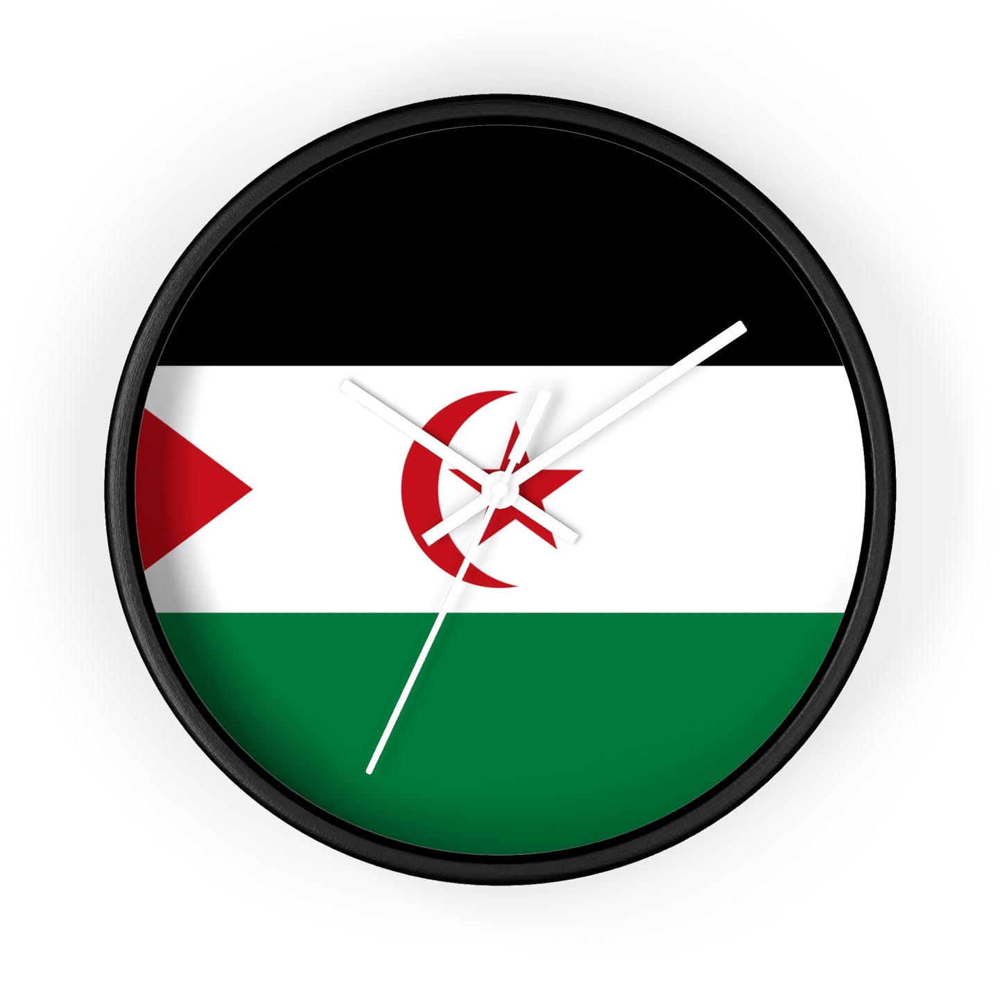 Sahrawi Arab Democratic Republic Flag Wall Clock