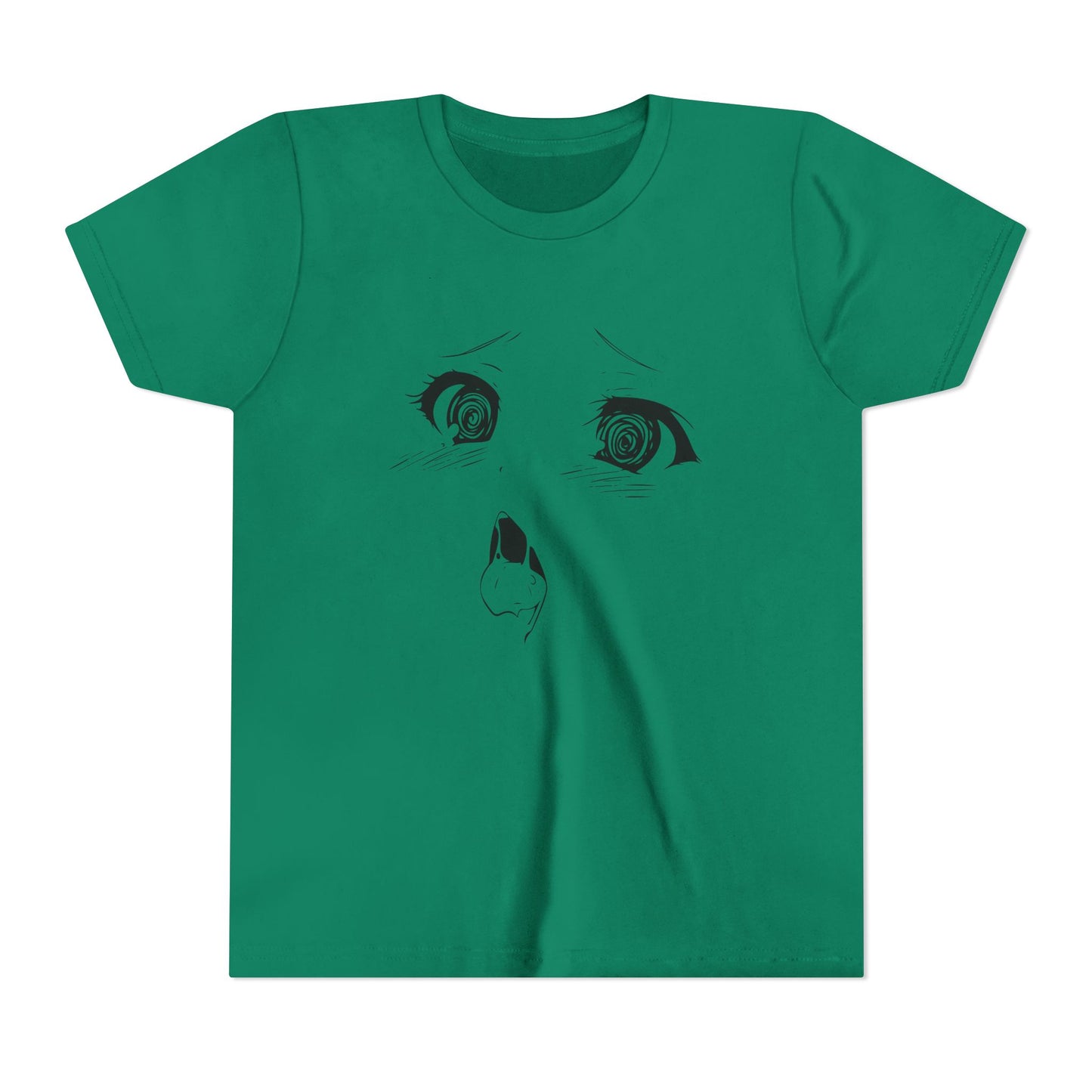 Youth Anime Tee – Unique Cartoon Eyes T-shirt for Creative Kids