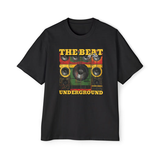 Men's Music Graphic Heavy Oversized T-shirt