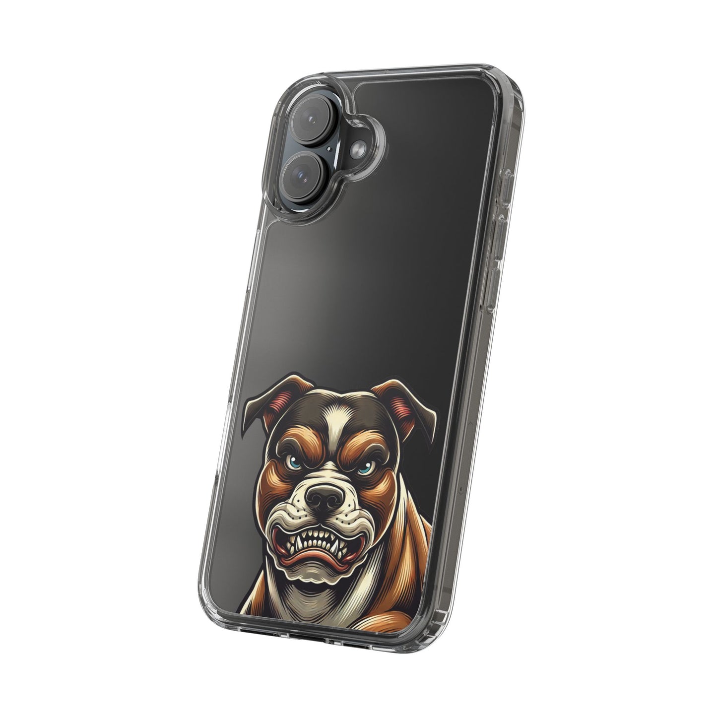 Pit Bull Print Clear Case - Perfect for Pet Lovers