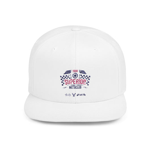Vintage Superior Motorcycle Club Flat Bill Snapback Hat