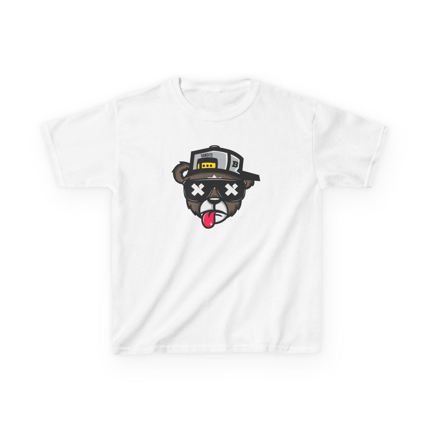 Cool Graphic Kids Tee with Funky Bear Design