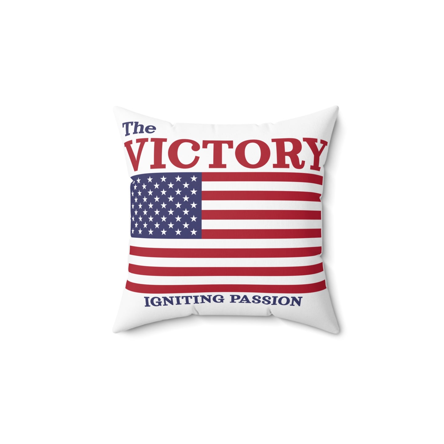 Patriotic American Flag Square Pillow – Perfect for Home Decor