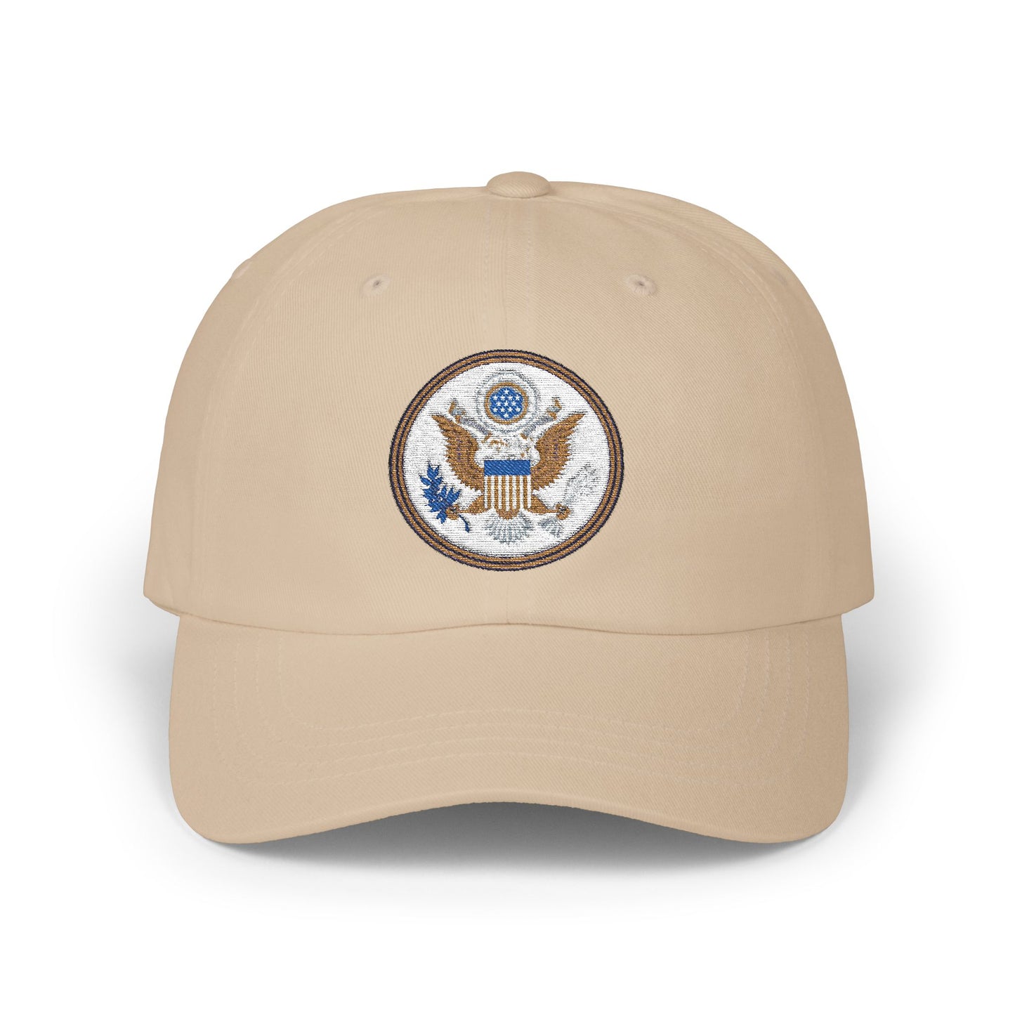 Classic Dad Cap with United States Seal - Casual Style for Patriotic Days