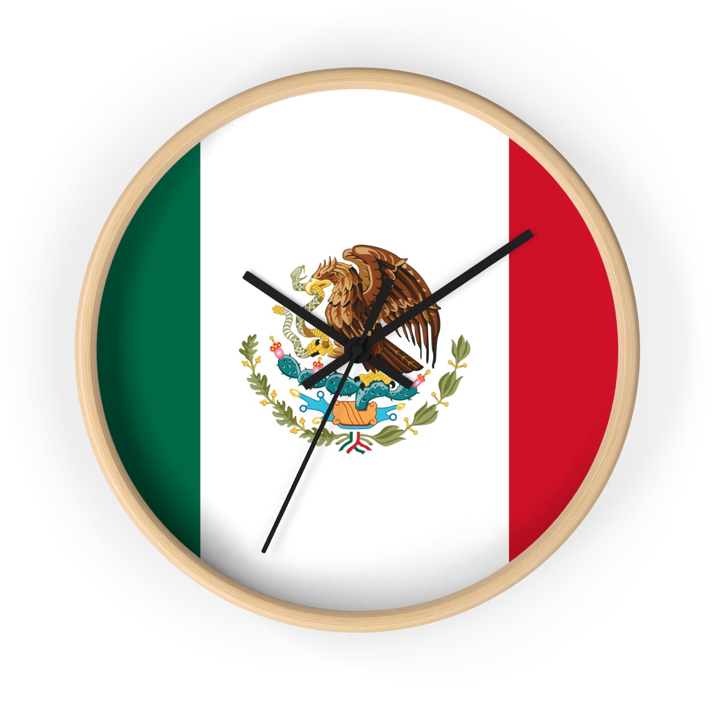 Mexican Flag Wall Clock - Celebrate Heritage and Time