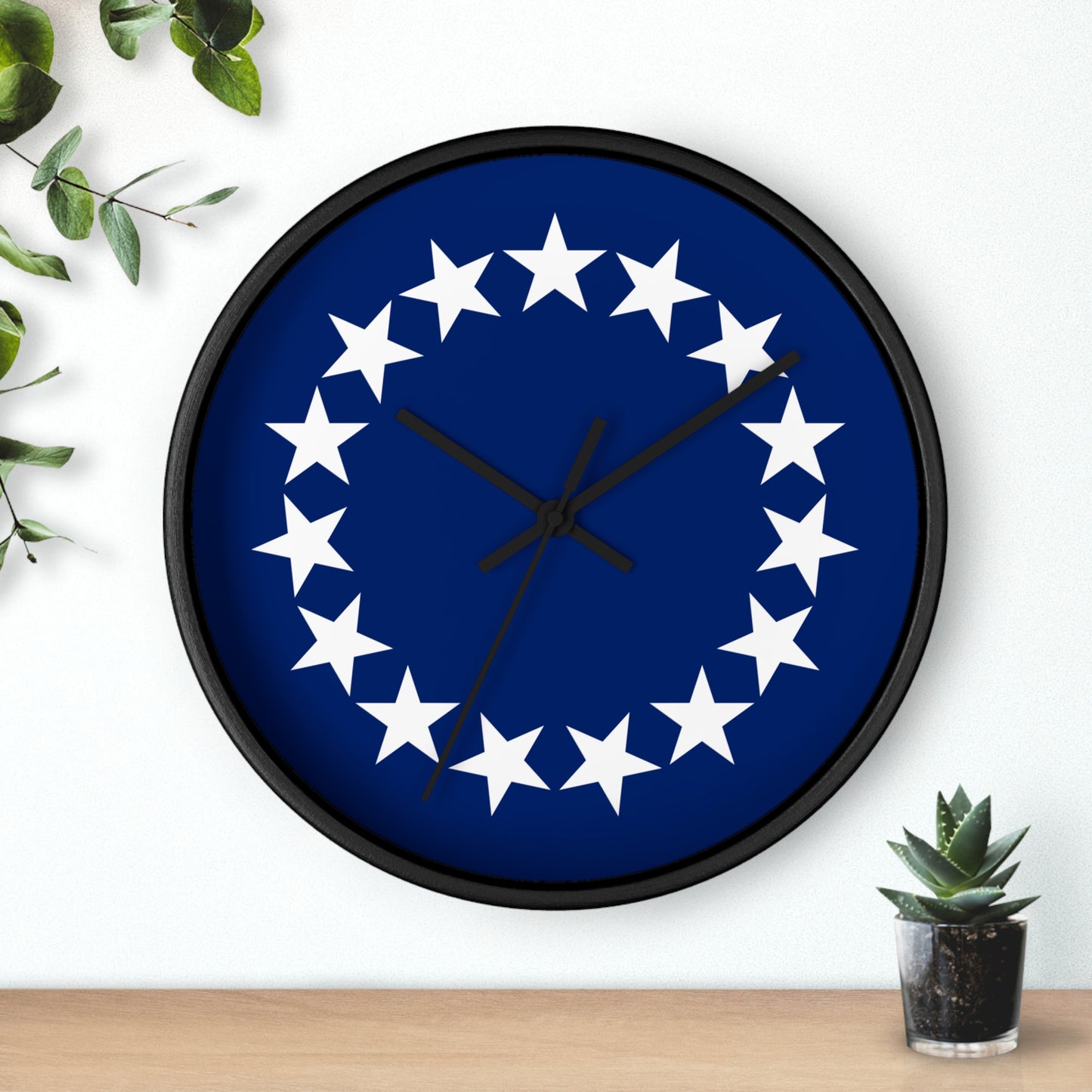 Nautical Stars Wall Clock - Modern Home Decor, Perfect for  Gifts.