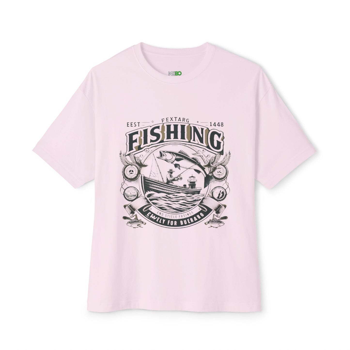 Fishing Lovers Men’s Oversized Tee - Outdoor Adventure T-shirt