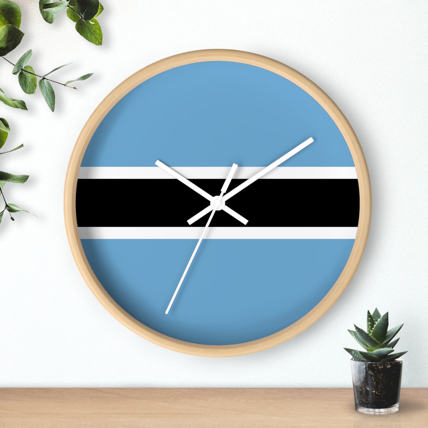 Botswana-Inspired Wall Clock - Modern Home Decor
