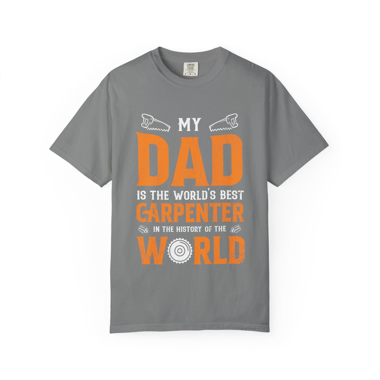 Men's T-shirt World's Best Carpenter Dad Tee for Father's Day