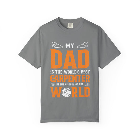 Men's T-shirt World's Best Carpenter Dad Tee for Father's Day